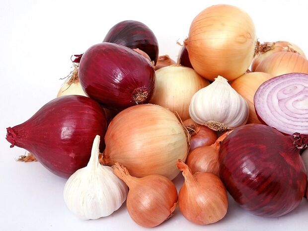 Aglio e cipolle per potenza